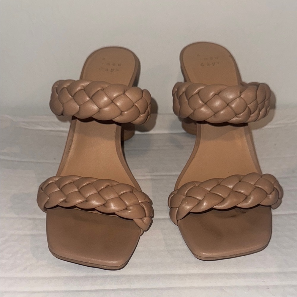Braided Tan Women's Sandals
